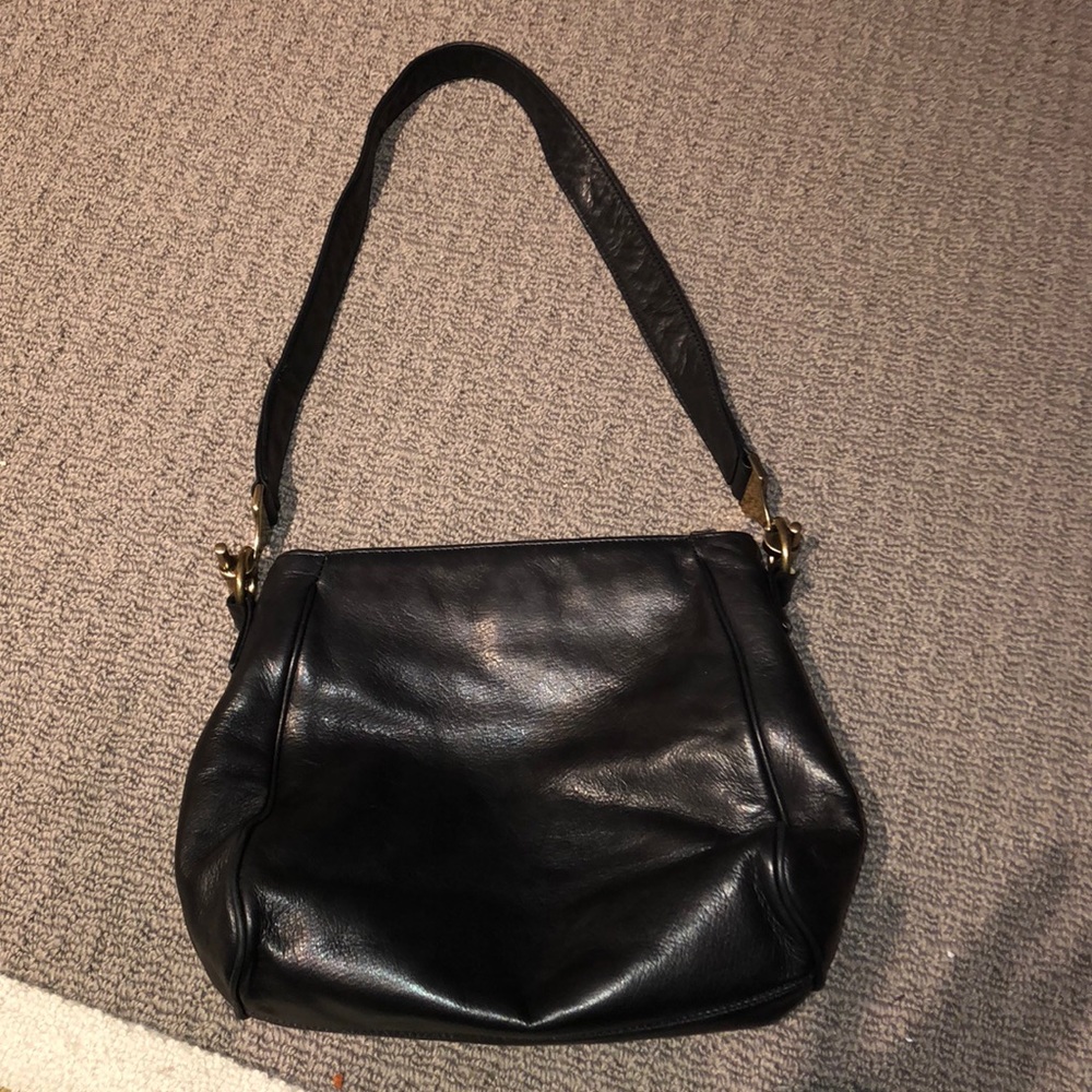 DKNY Black leather purse